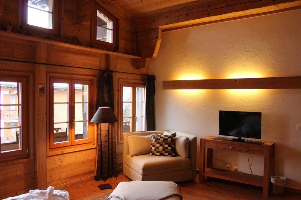 Hotel Restaurant Les Lilas Les Diablerets Exterior foto